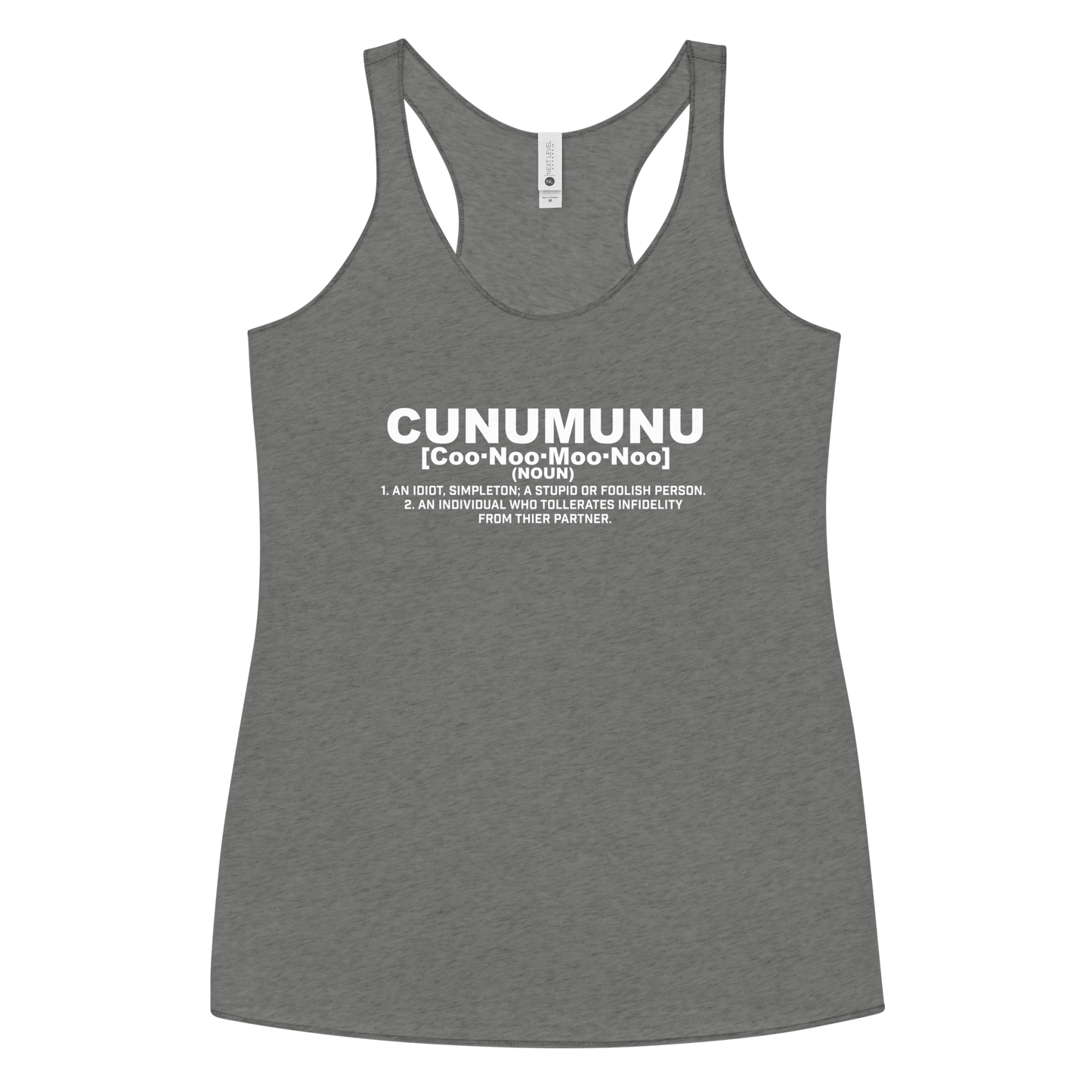 Cunumunu Women's Racerback Tank