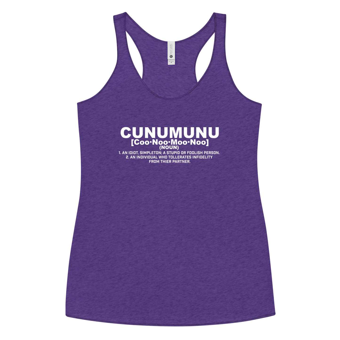 Cunumunu Women's Racerback Tank