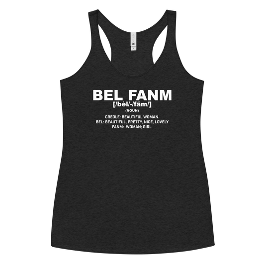 Bel Fanm Women's Racerback Tank