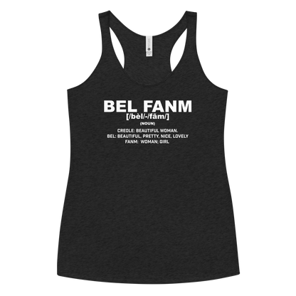 Bel Fanm Women's Racerback Tank