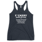 F*ckery Women's Racerback Tank