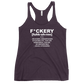 F*ckery Women's Racerback Tank