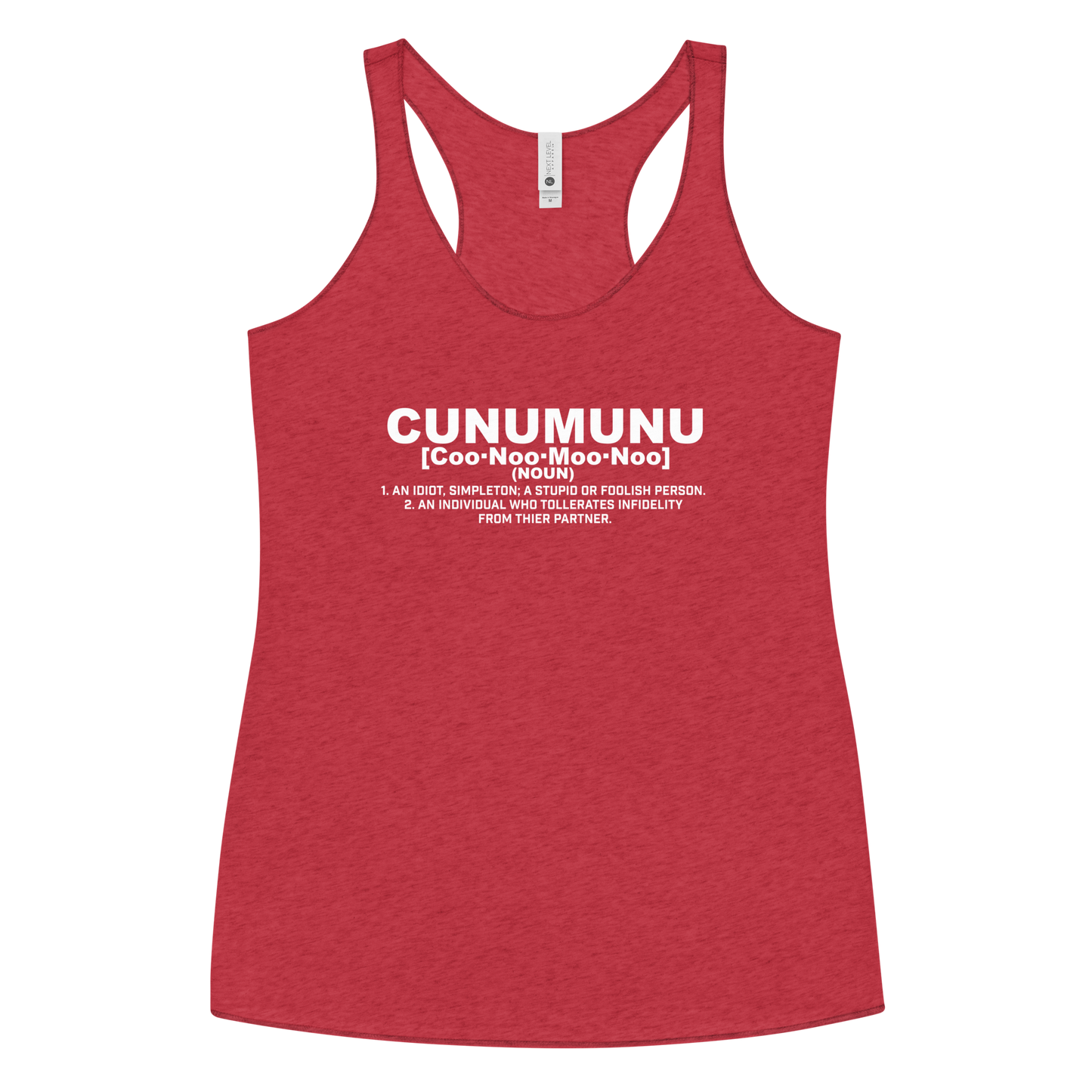 Cunumunu Women's Racerback Tank