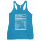 Soca Music Nutrition Facts Women's Racerback Tank