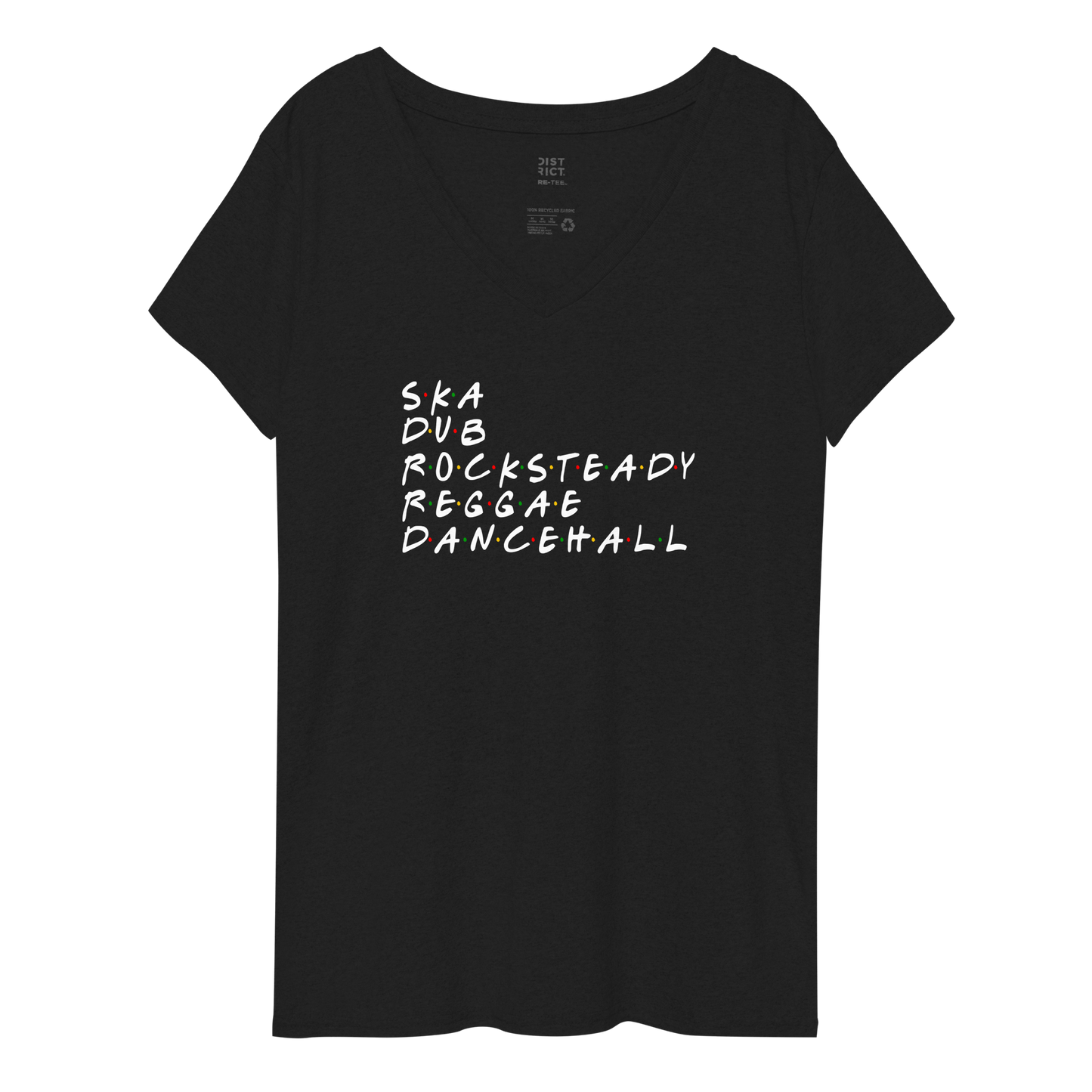 Dancehall Musicology Women’s v-neck t-shirt