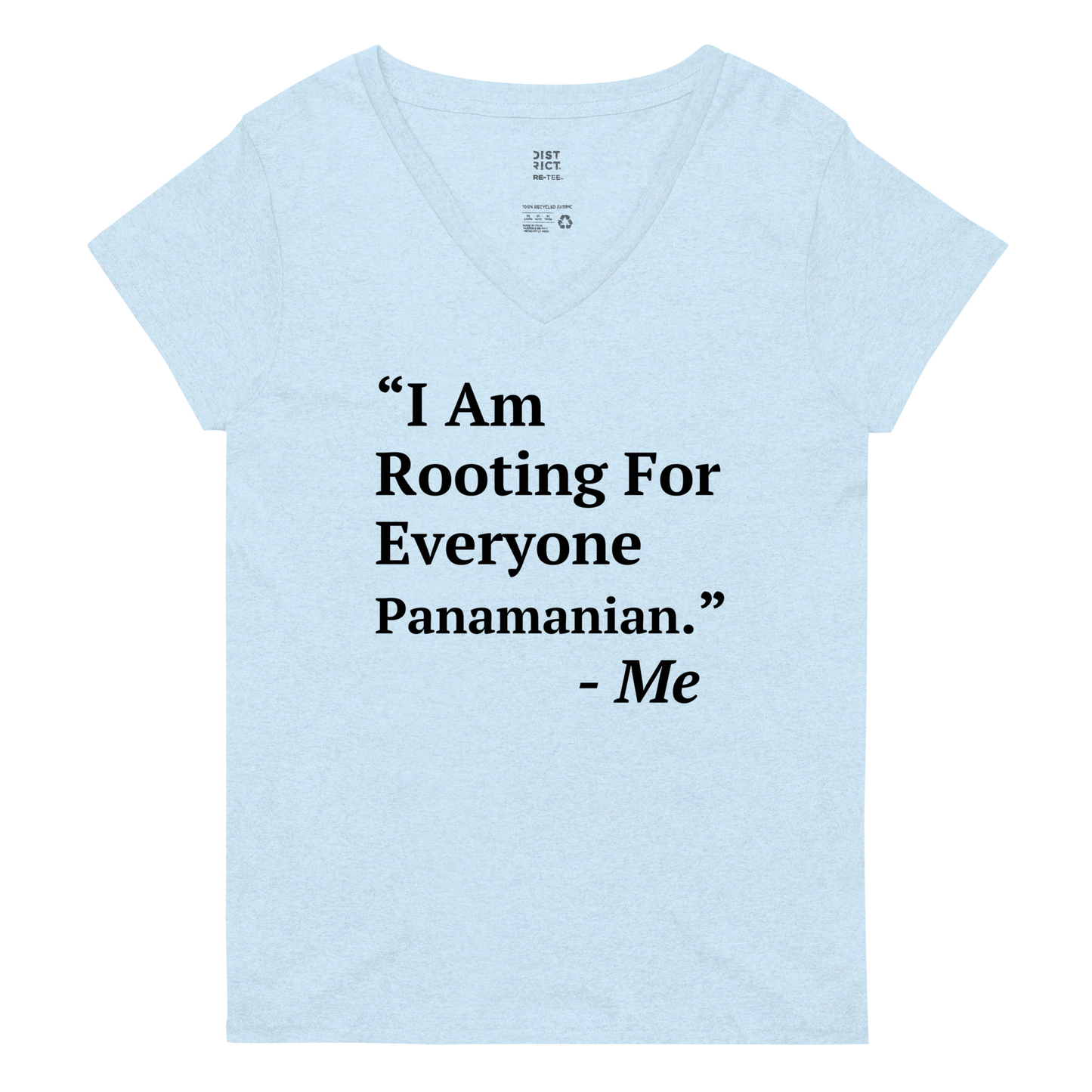 I Am Rooting: Panama Women’s v-neck t-shirt