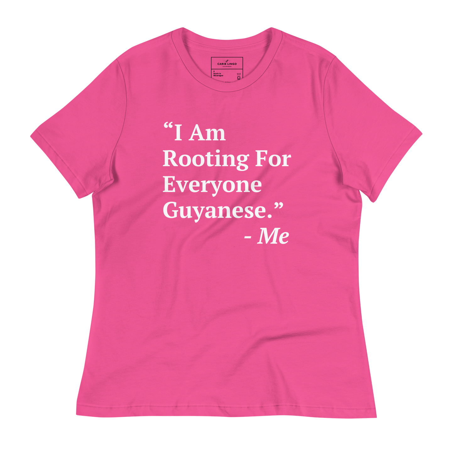I Am Rooting: Guyana Women's Relaxed T-Shirt