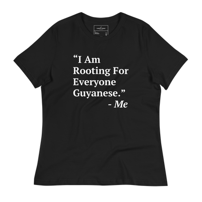 I Am Rooting: Guyana Women's Relaxed T-Shirt