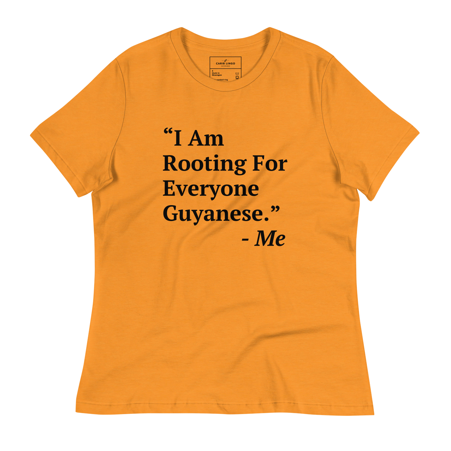 I Am Rooting: Guyana Women's Relaxed T-Shirt