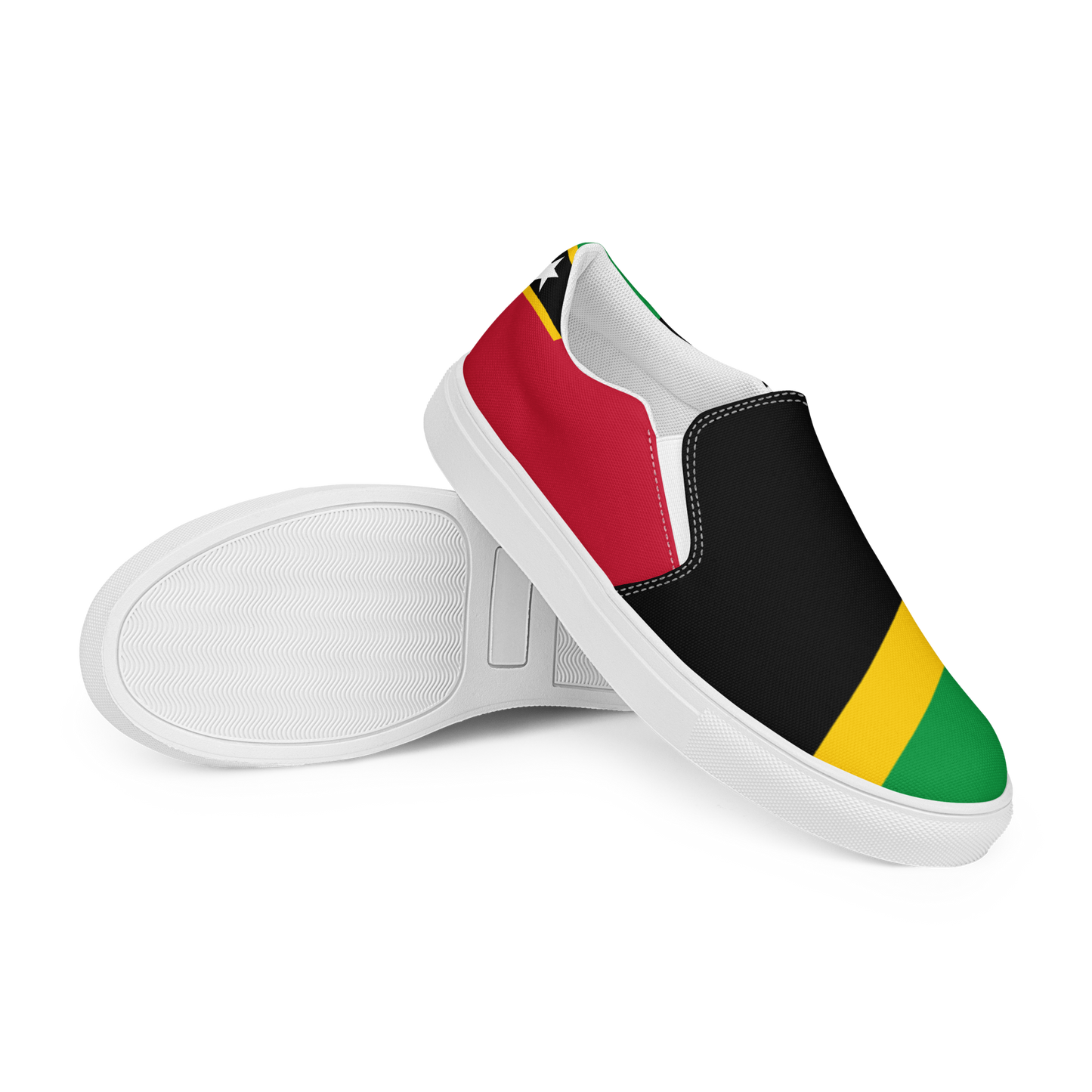St. Kitts & Nevis Women’s slip-on canvas shoes