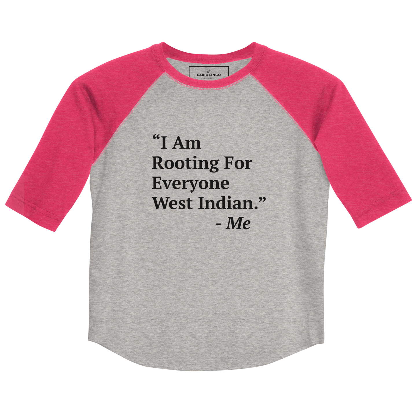 I Am Rooting: West Indian Youth baseball shirt