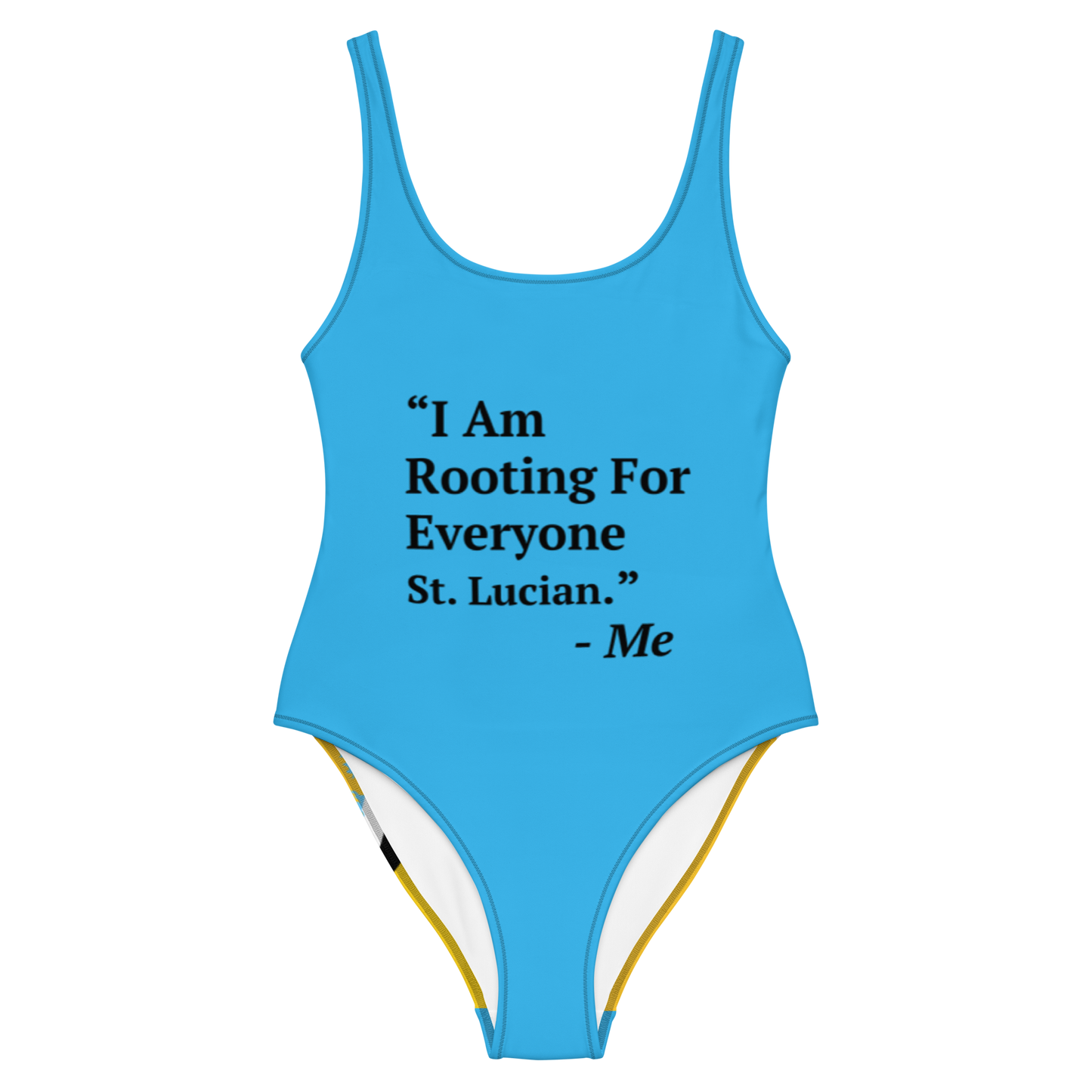 I Am Rooting: St. Lucia One-Piece Swimsuit