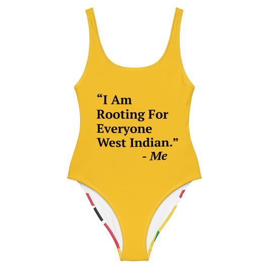 I Am Rooting: West Indian One-Piece Swimsuit
