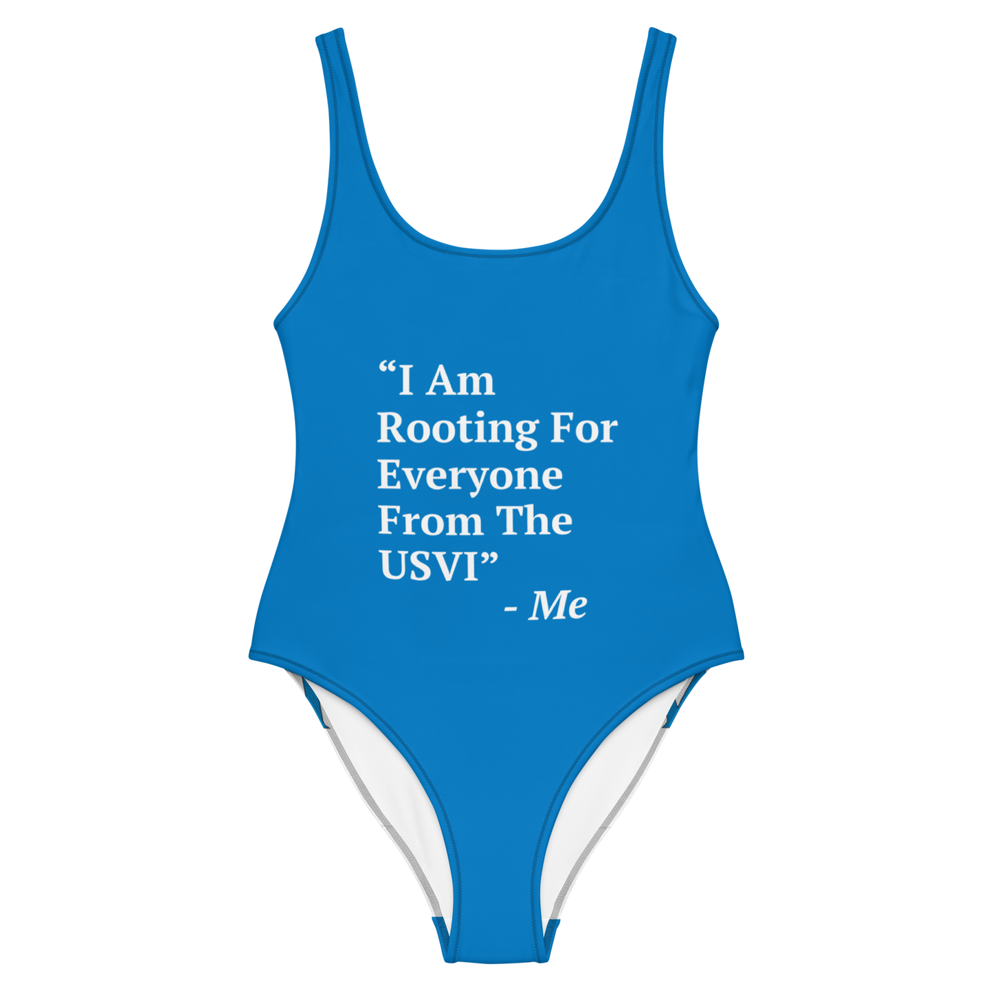 I Am Rooting: USVI One-Piece Swimsuit