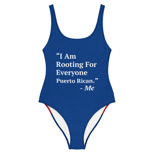 I Am Rooting: Puerto Rico One-Piece Swimsuit