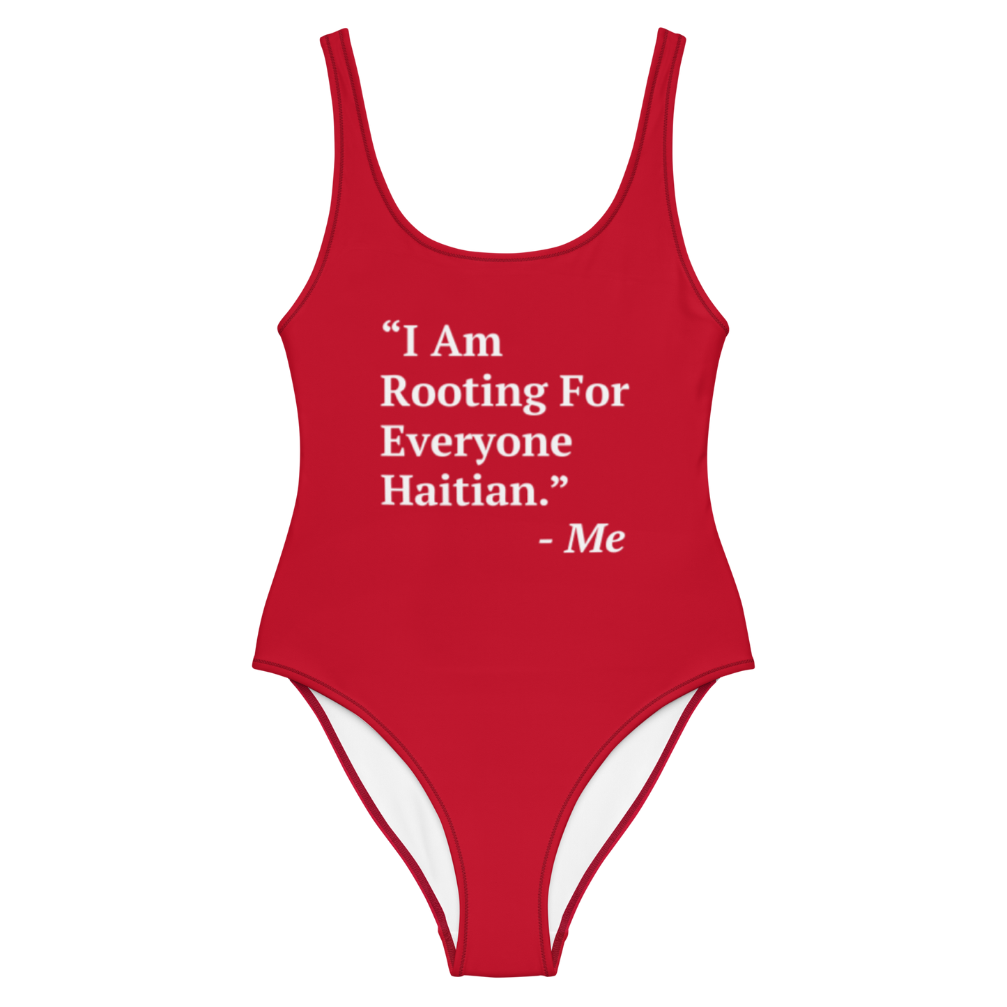 I Am Rooting: Haiti One-Piece Swimsuit