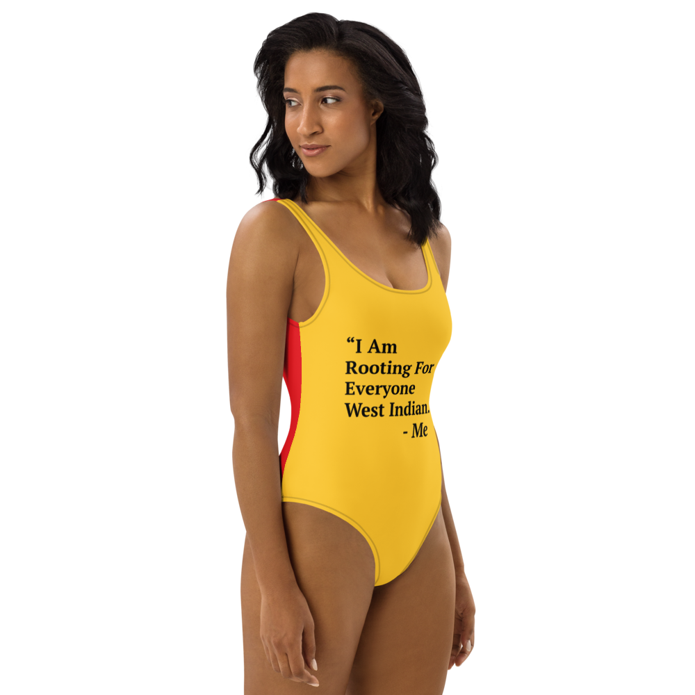 I Am Rooting: West Indian One-Piece Swimsuit