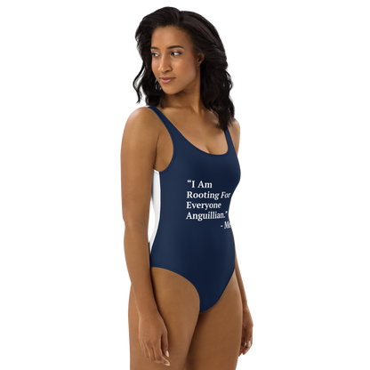 I Am Rooting: Anguilla One-Piece Swimsuit