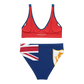 I Am Rooting: Anguilla Recycled high-waisted bikini
