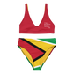 I Am Rooting: Guyana Recycled high-waisted bikini