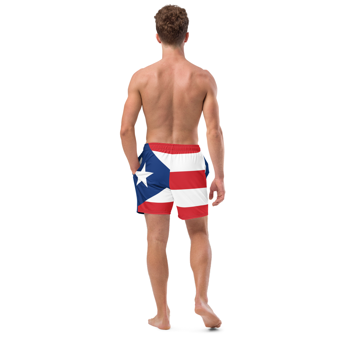 I Am Rooting: Puerto Rico Men's swim trunks