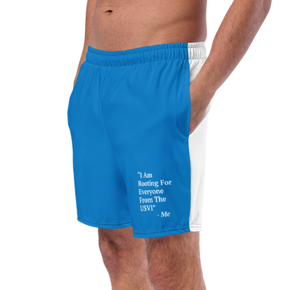 I Am Rooting: USVI Men's swim trunks