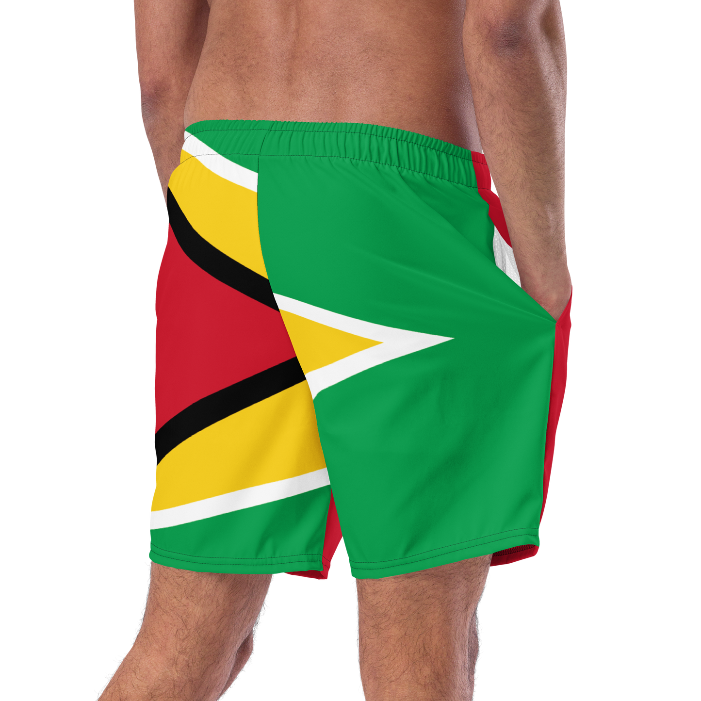 I Am Rooting: Guyana Men's swim trunks