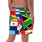 I Am Rooting: West Indian Men's swim trunks