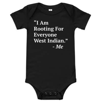 I Am Rooting: West Indian Baby one piece