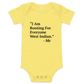 I Am Rooting: West Indian Baby one piece