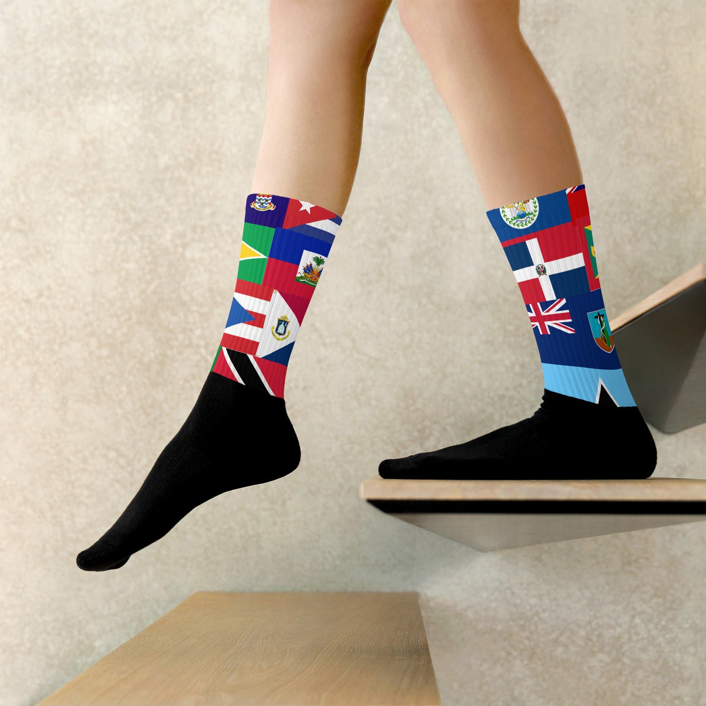West Indian Flags Socks