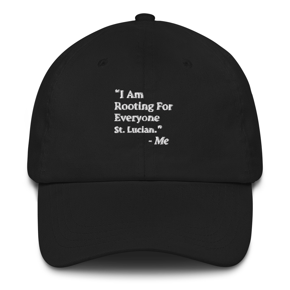 I Am Rooting: St. Lucia Dad hat