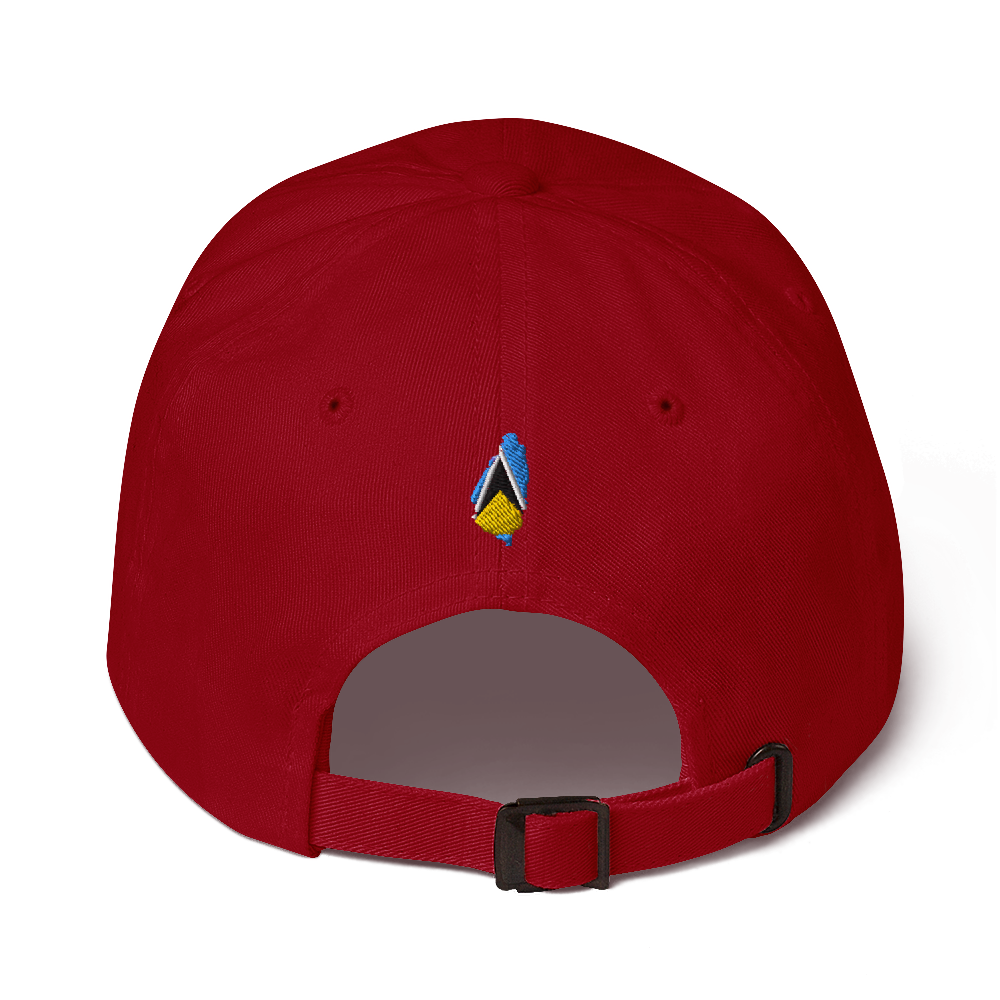 I Am Rooting: St. Lucia Dad hat