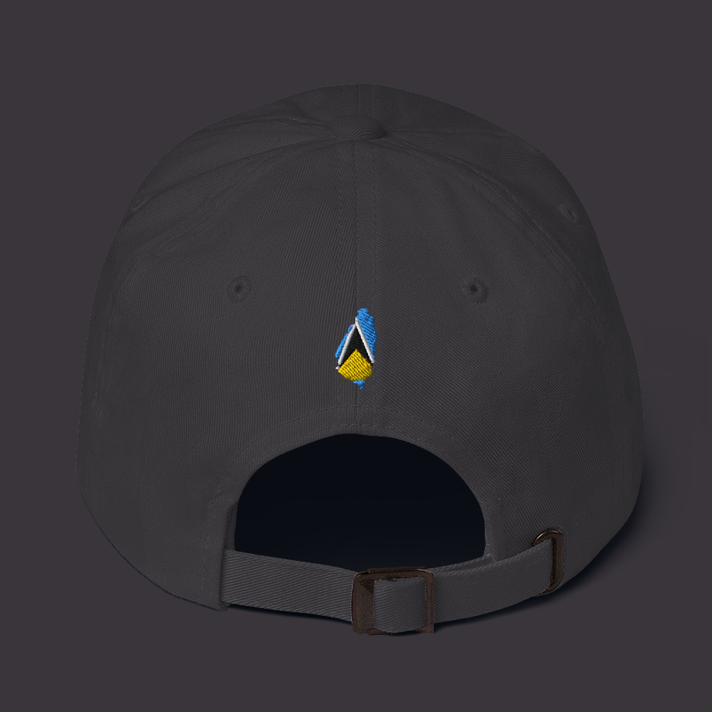 I Am Rooting: St. Lucia Dad hat