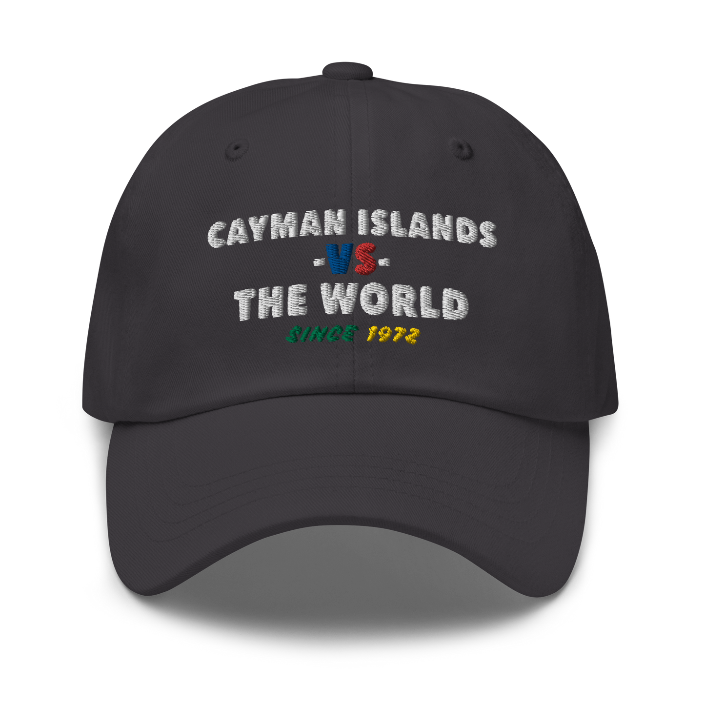 Cayman -vs- The World Dad hat