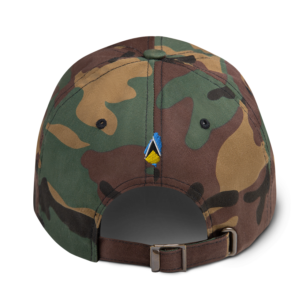 I Am Rooting: St. Lucia Dad hat