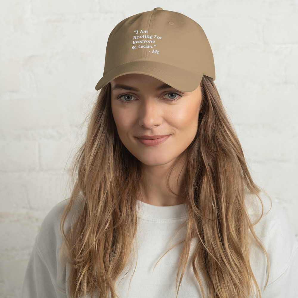 I Am Rooting: St. Lucia Dad hat