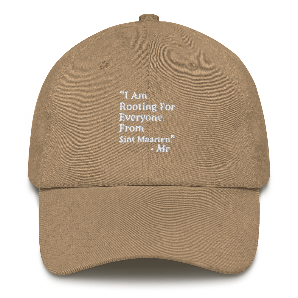 I Am Rooting: Sint Maarten Dad hat