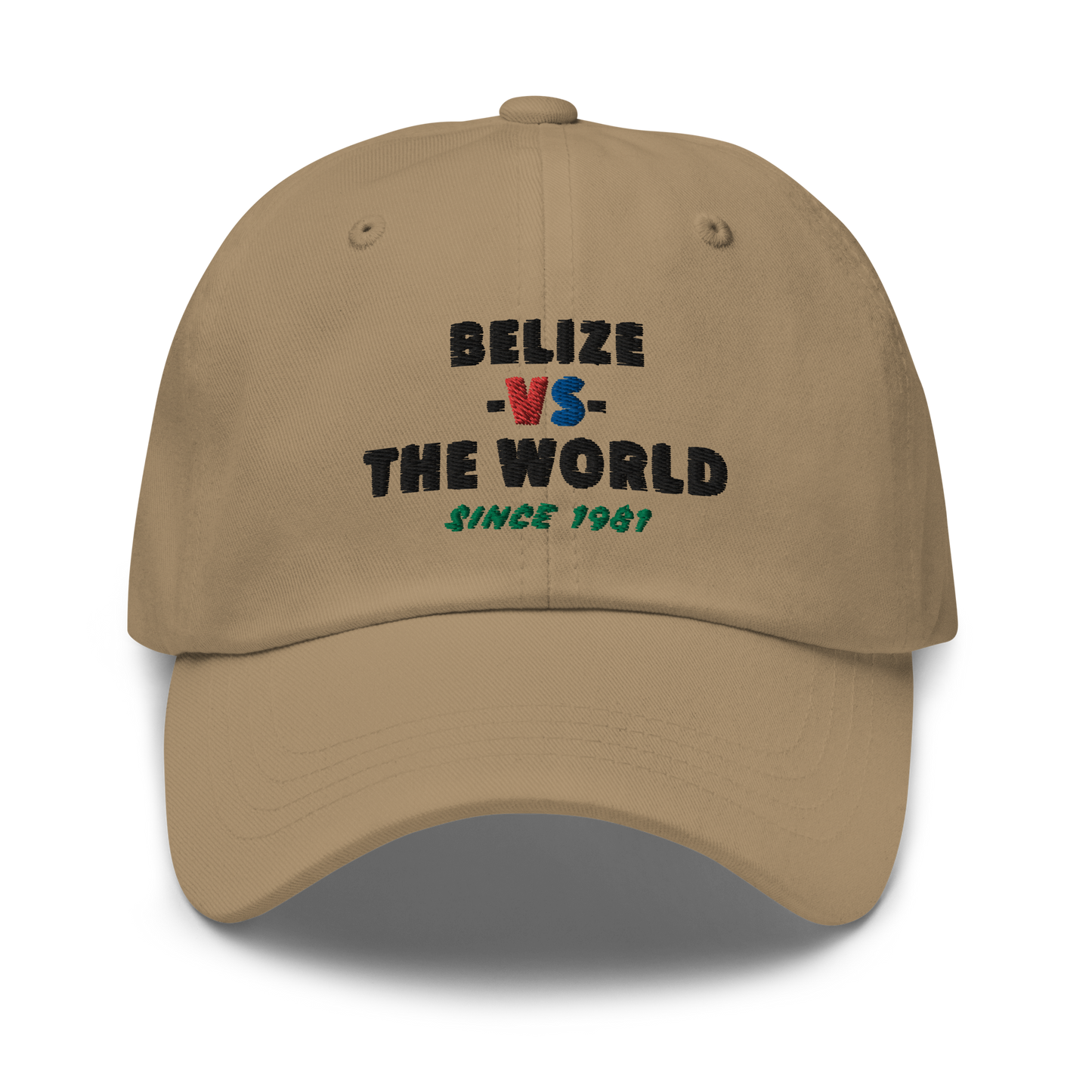Belize -vs- The World Dad hat