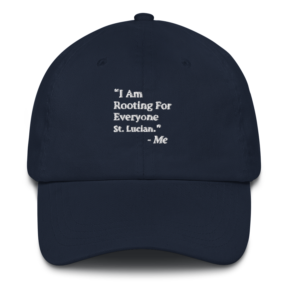 I Am Rooting: St. Lucia Dad hat