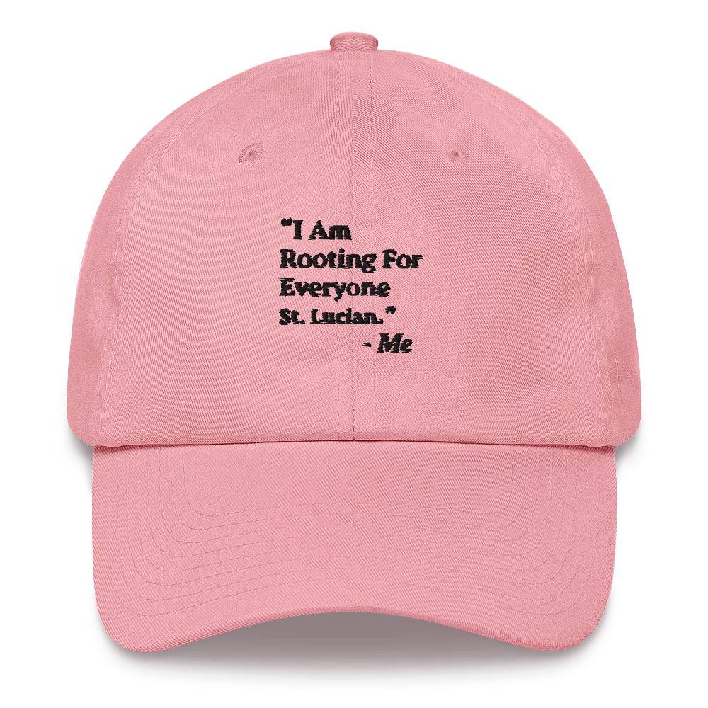 I Am Rooting: St. Lucia Dad hat