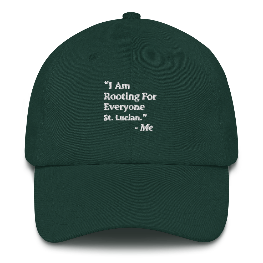 I Am Rooting: St. Lucia Dad hat