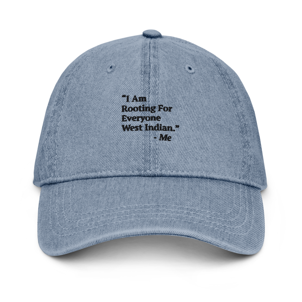 I Am Rooting: West Indian Denim Hat