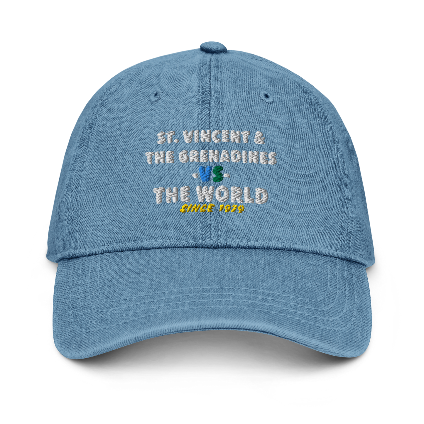 St. Vincent & The Grenadines -vs- The World Denim Hat