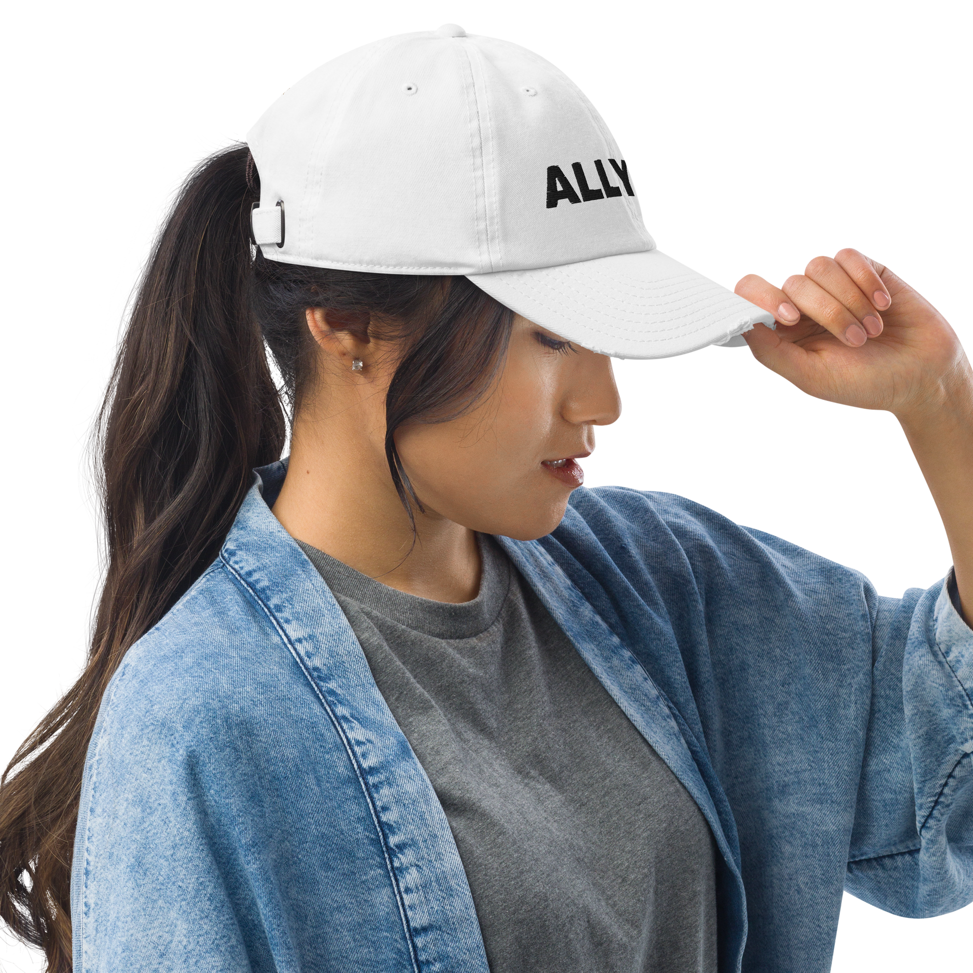 Distressed 2024 adidas hat