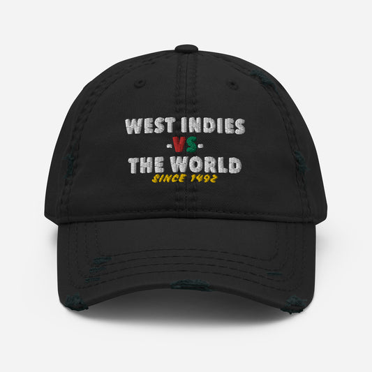West Indies -vs- The World Distressed Dad Hat
