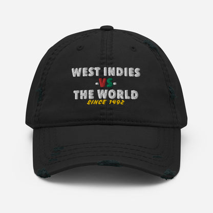 West Indies -vs- The World Distressed Dad Hat