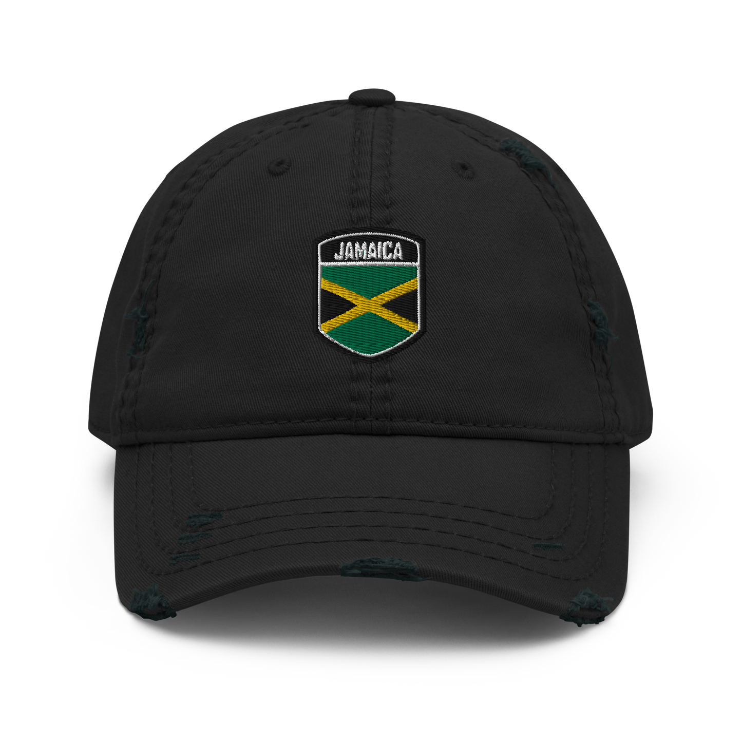 Jamaica Flag Distressed Dad Hat