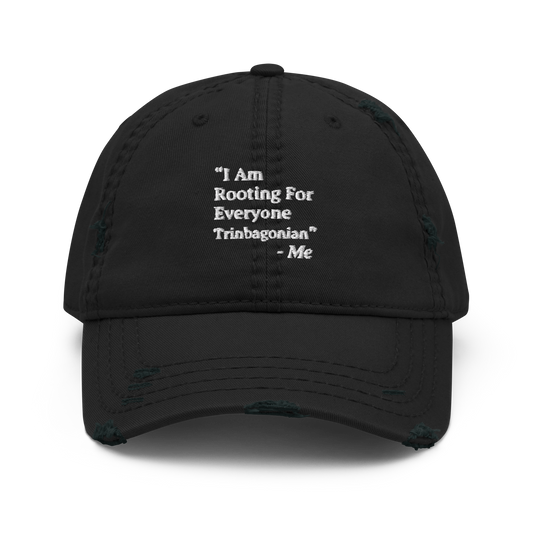 I Am Rooting: Trinbago Distressed Dad Hat
