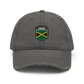 Jamaica Flag Distressed Dad Hat